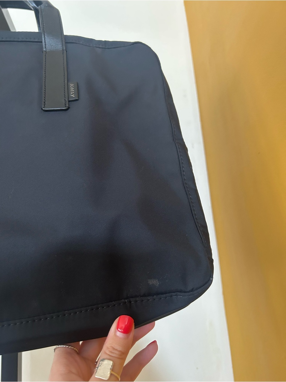 Away Laptop Bag Travel Briefcase Top Handles Black Business Career - Picture 2 of 9